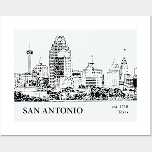 San Antonio - Texas Posters and Art